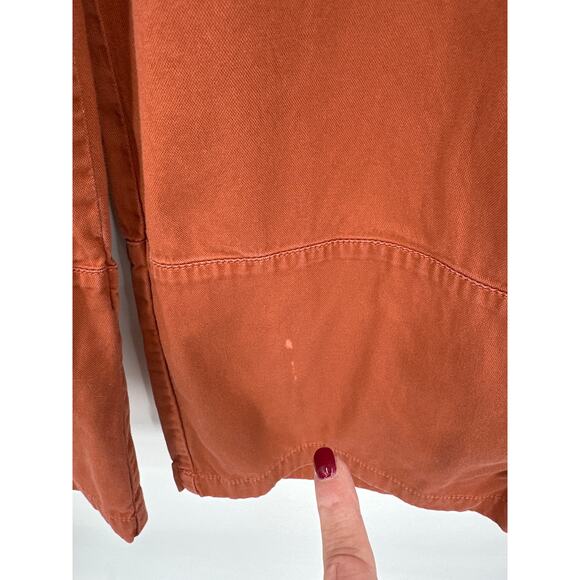 pact Organic Cotton Twill Cropped Pants Size XL Rust Colorway - Picture 5 of 7